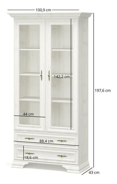 Vitrína Incantatos 1 (borovice andersen)