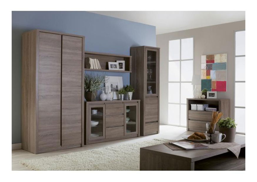 Komoda Monte (dub lefkas tmavý)