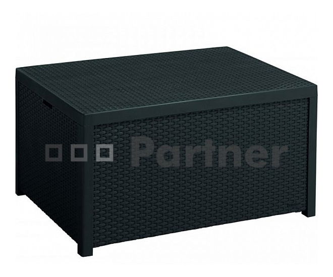 Zahradní box Manila box (antracit) (um. ratan)