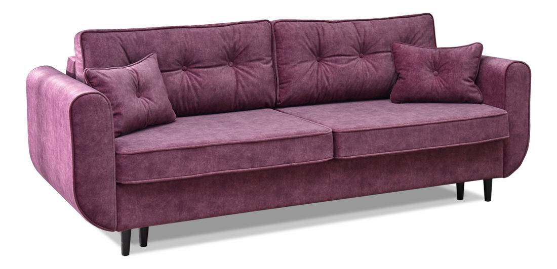 Pohovka dvousedačka Bacteria (černá)