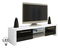 TV stolek/skříňka Freddy (bílá + lesk černý)