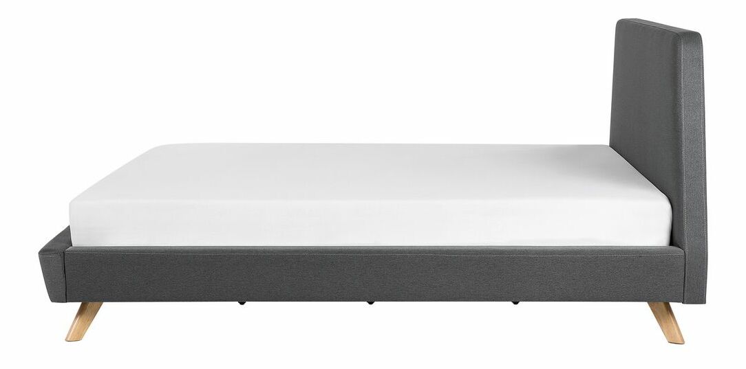 Manželská postel 180 cm Ventura (šedá) (s roštem)