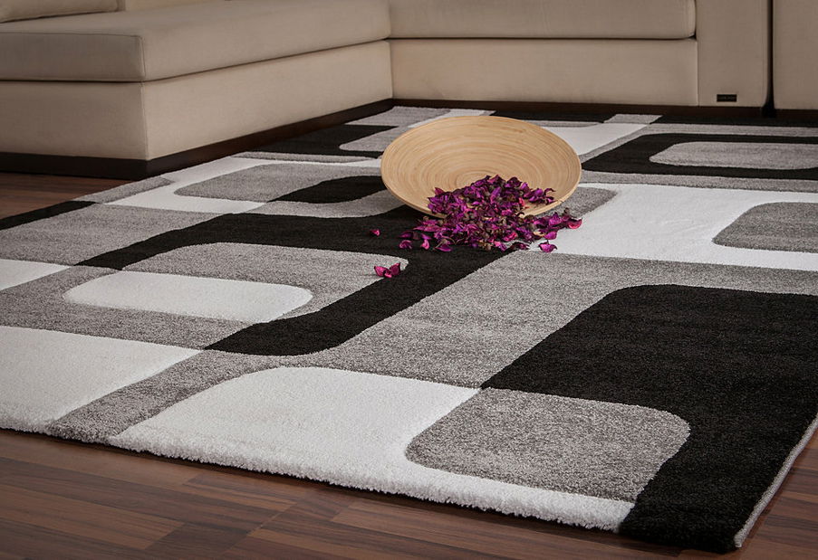 Kusový koberec Lambada Handcarving 463 Silver-Black (160 x 230 cm)