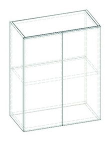 Horní kuchyňská skříňka Lenna LV-04