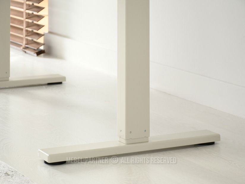 PC stolek Osto 120 (béžová + krémová)