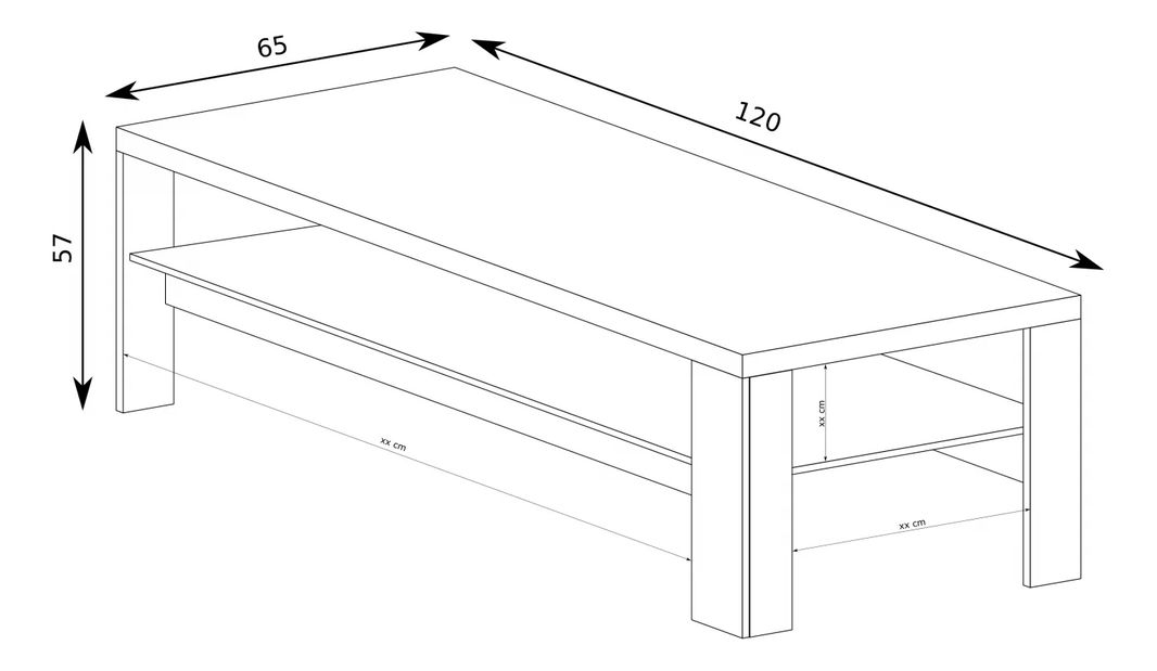 Konferenční stolek Nature 20 (dub ribbeck)