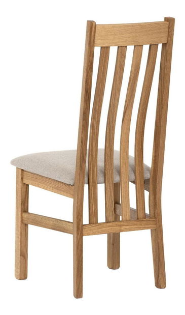 Jídelní židle Cardenal (dub + krémová)