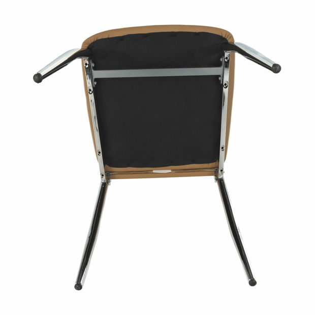 Jídelní židle Scotby (béžová + bílá)