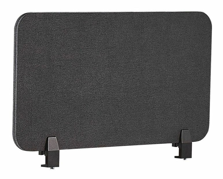 Přepážka na pracovní stůl 72x40 cm Whitley (tmavě šedá)