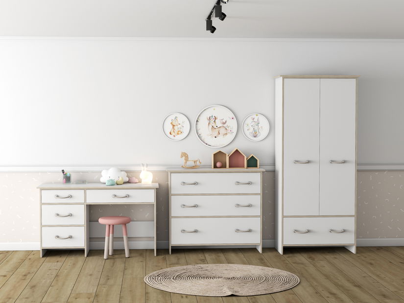 Noční stolek Klaudia 22 (bílá + dub sonoma)