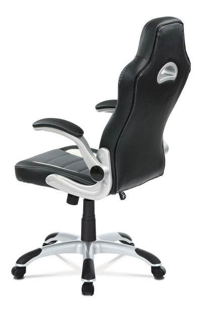 Herní křeslo Kilos (šedá + bílá + černá)