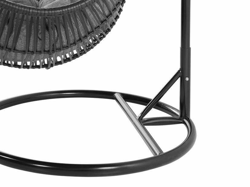 Závěsné křeslo se stojanem ATRIO (černá)