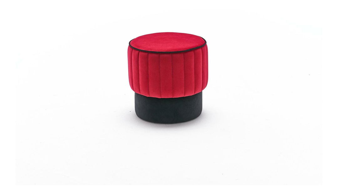 Taburetka Dolphie (červená + černá)