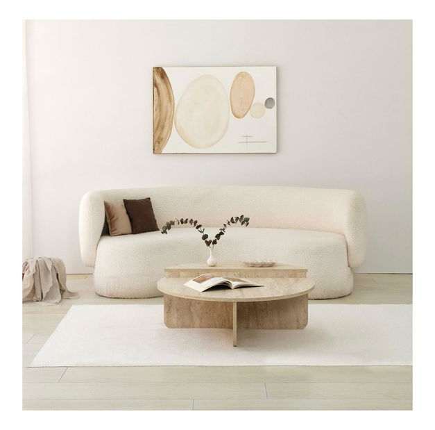 Konferenční stolek Podi (travertin)