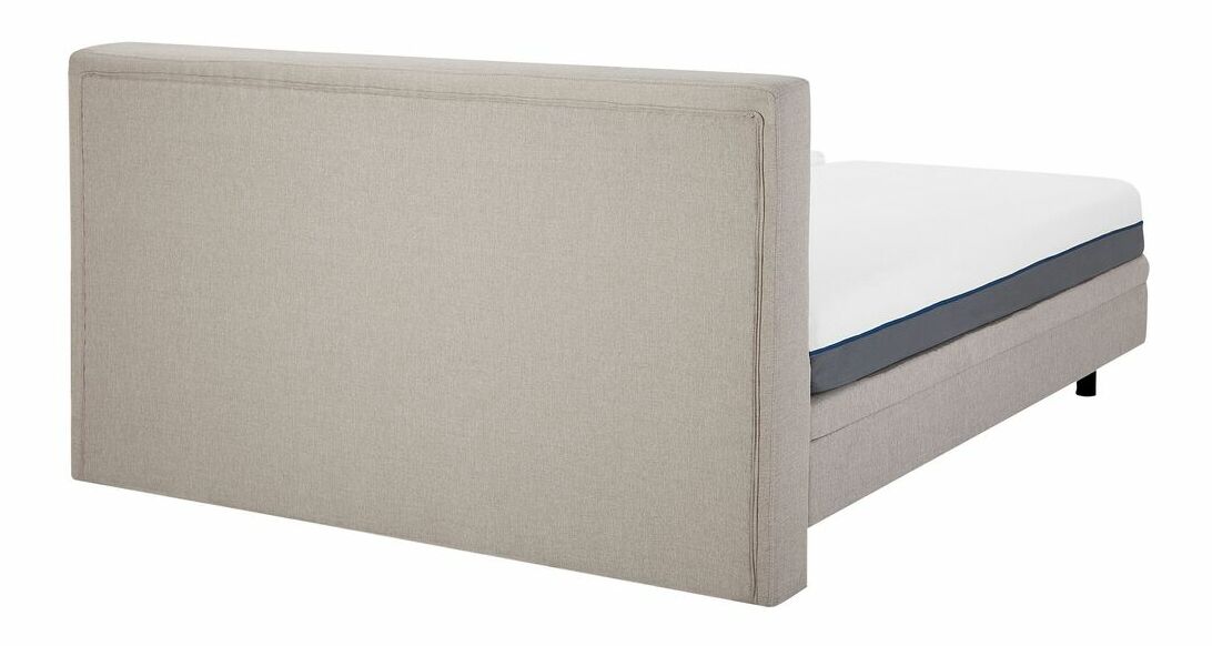 Manželská postel 180 cm DUCHE (béžová)
