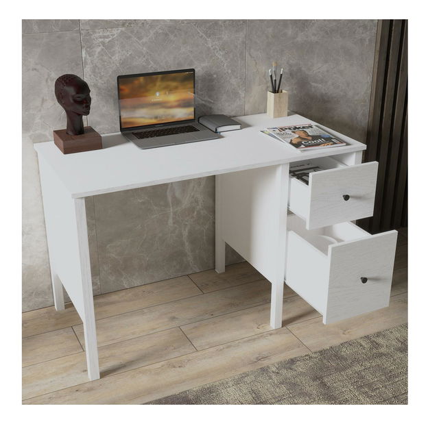 Psací stůl Franc 27 (bílé dřevo)