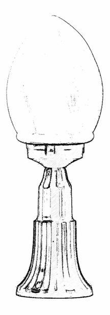 Venkovní nástěnné svítidlo Diogo (černá)