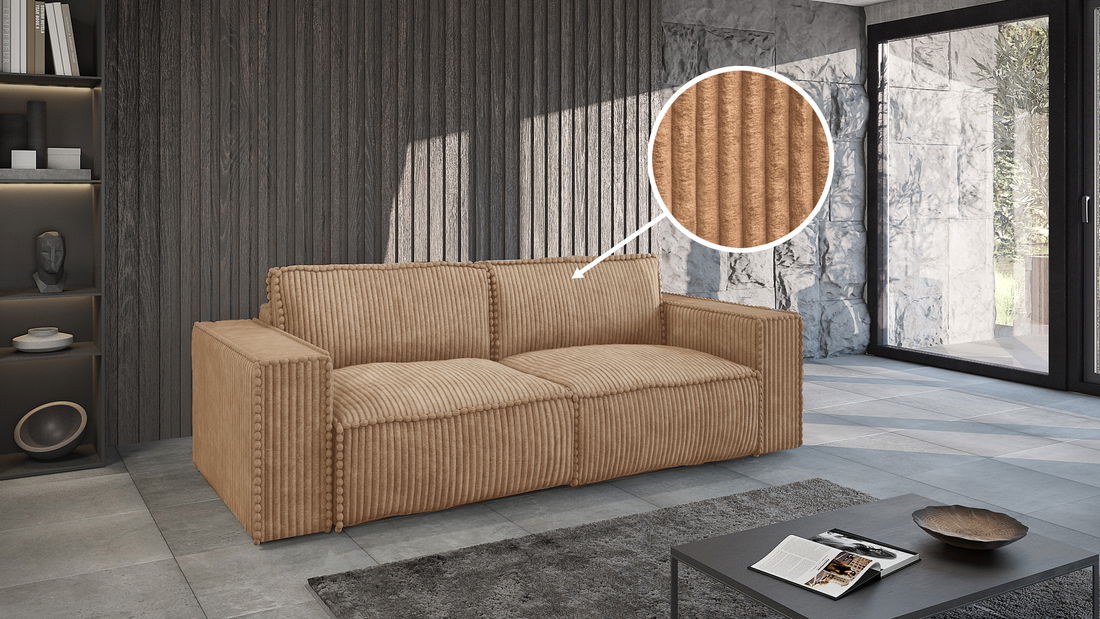 Pohovka třísedačka Tindara 3OS (inkoustová)