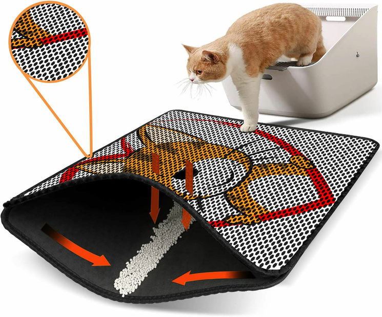 Podložka pod kočičí záchod Narasa 18 (vícebarevné)