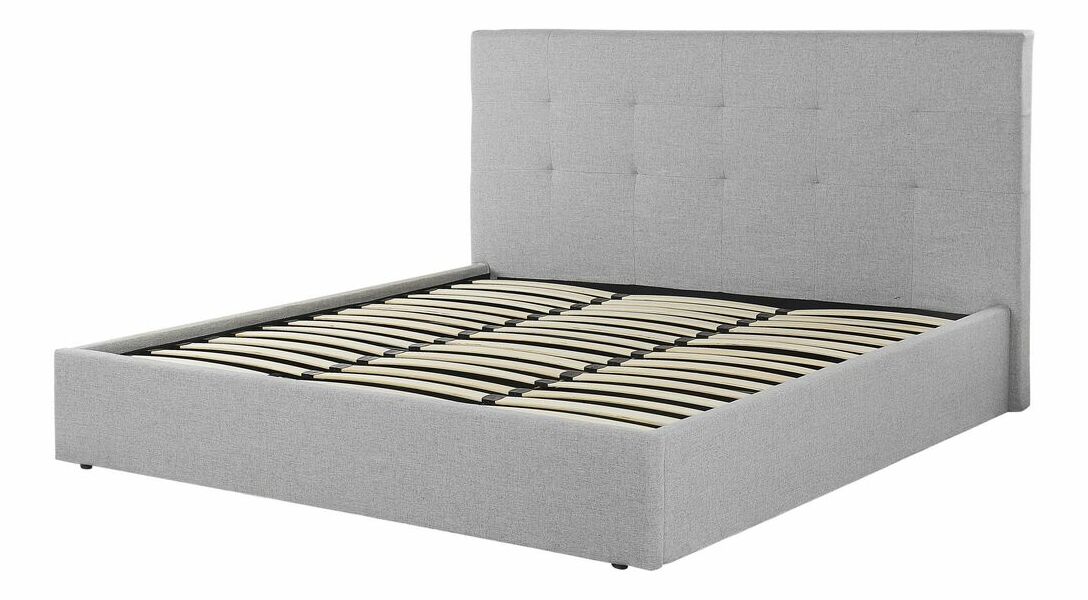 Manželská postel 180 cm Lorza (šedá)