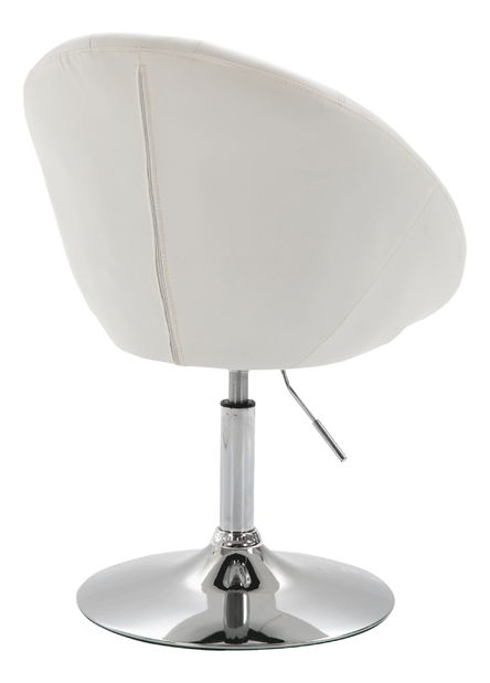 Otočné křeslo Gully (bílá)