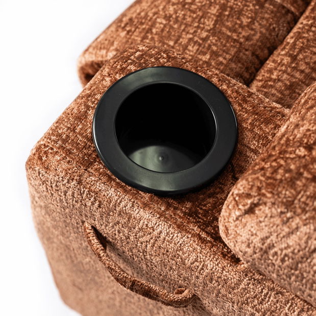 Masážní křeslo Banesto (hnědá)