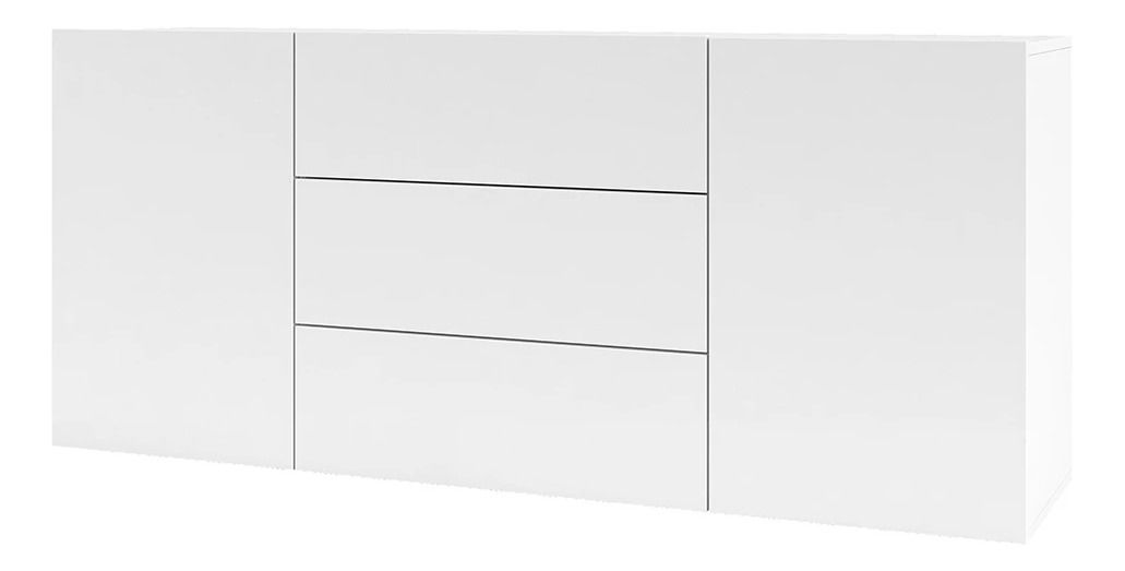 Komoda Avernic Typ 26 (bílá + dub wotan)