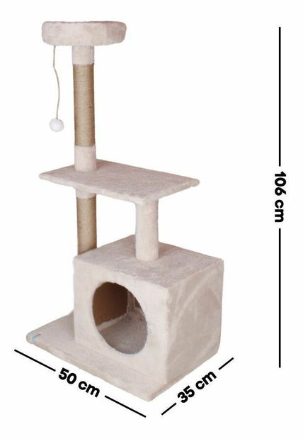 Škrábadlo pro kočky Lotie (šedá)