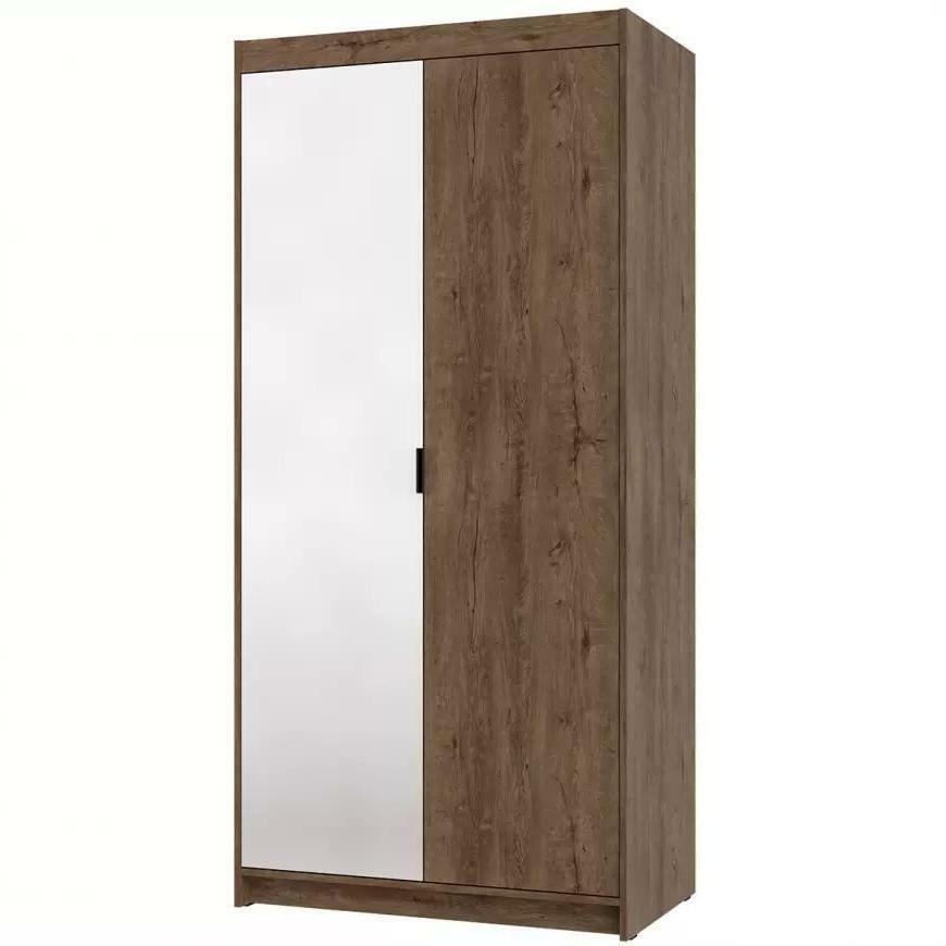 Šatní skříň se zrcadlem Elanor I (dub lefkas)
