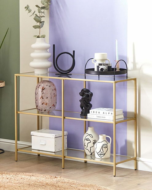 Konzolový stolek Oret (zlatá)