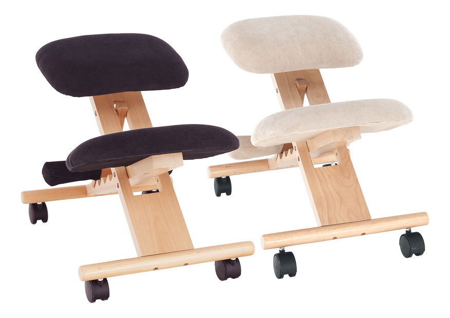 Ergonomická klekačka Gloire (černá + buk)