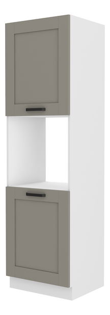 Potravinová kuchyňská skříň Lucid 60 DP 210 2F (claygrey + bílá)