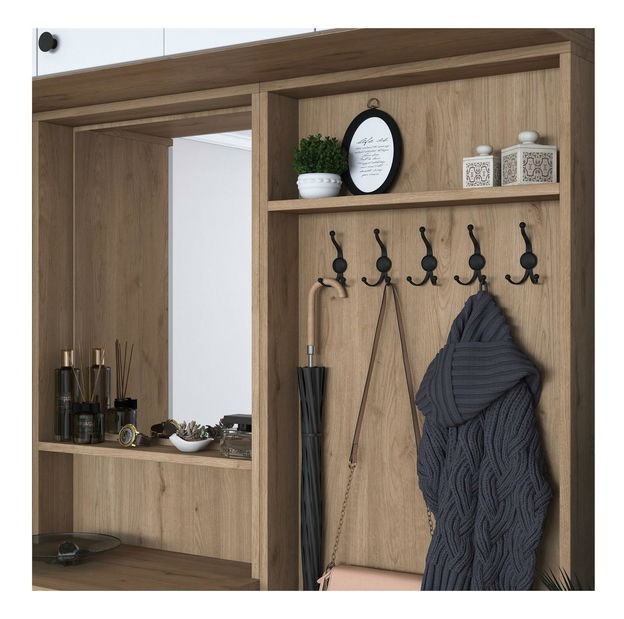 Předsíň Emily 2 (bílá + ořech)