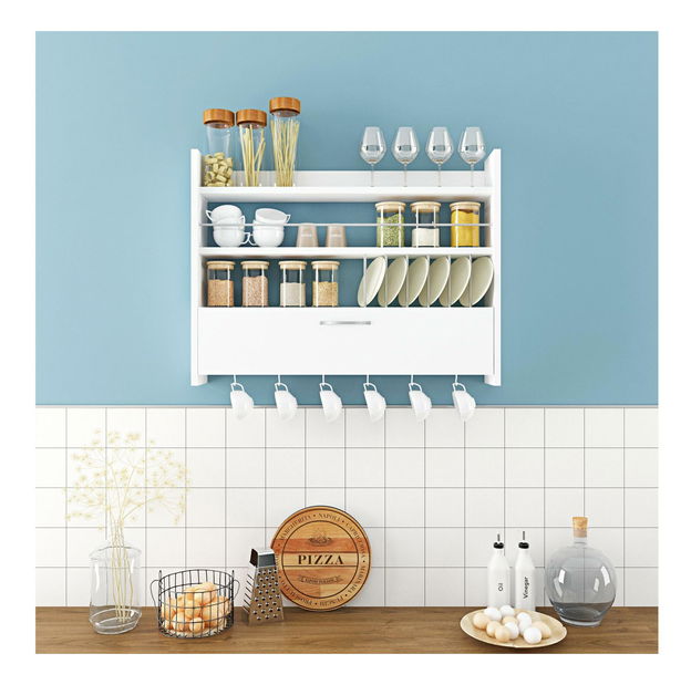 Polička Knobe (bílá)