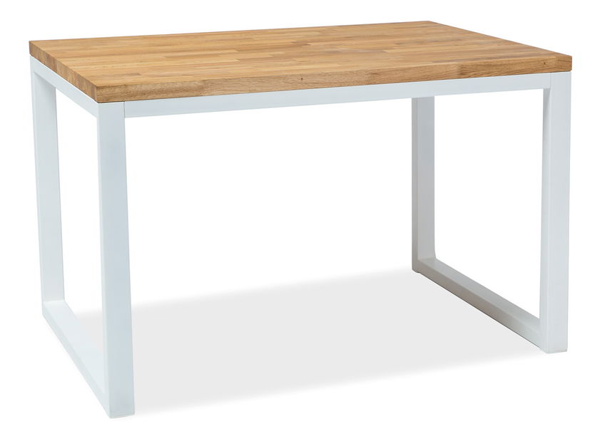 Jídelní stůl Myndi II (dub + bílá) (pro 8 osob)