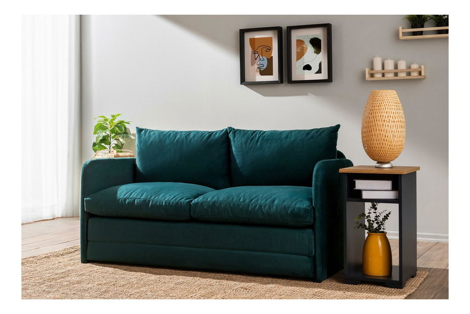 Rozkládací pohovka Sagoretti XL (petrolejová)