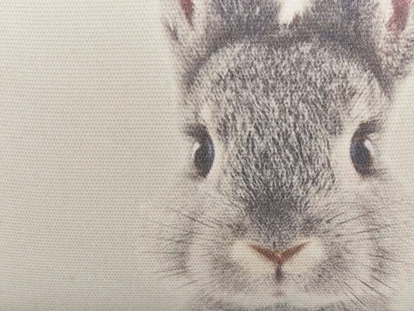 Sada 2 ozdobných polštářů 45 x 45 cm Quere (šedá)