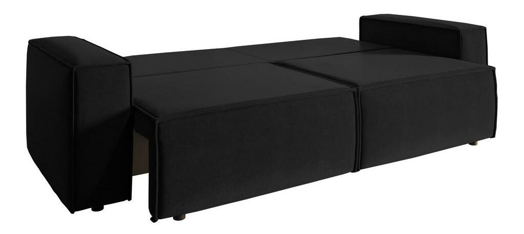 Pohovka trojsedačka Copenhagen (černá + černá)