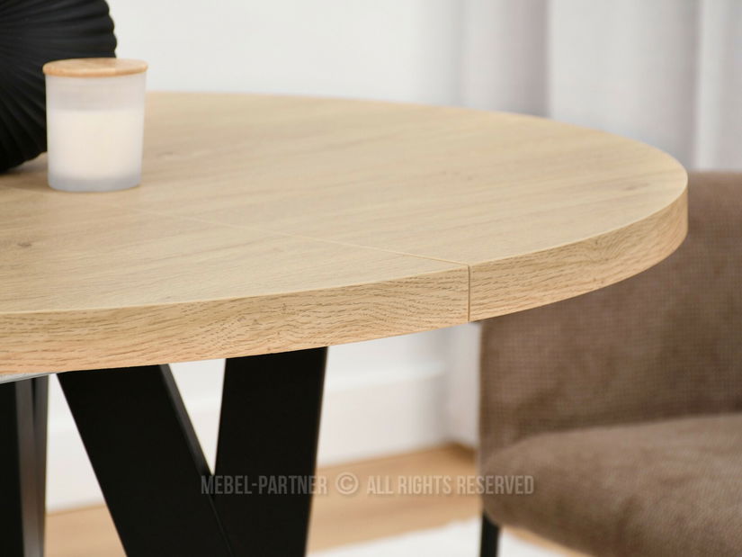 Jídelní stůl Bulgaria (dub + krémová)