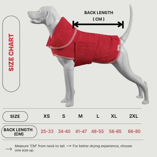 Oblečení pro psa Drego 7 (červená)