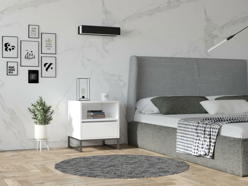 Noční stolek Pedami (bílá)