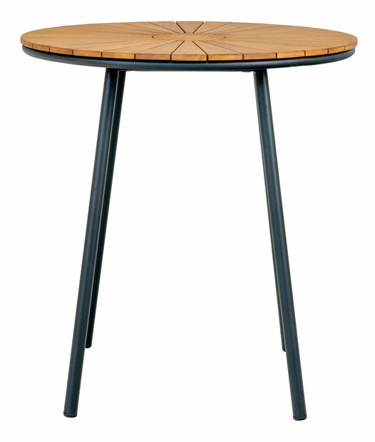 Bistro stůl Canvoria 3 (přírodní + černá)