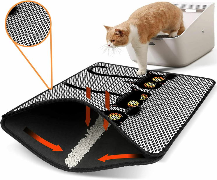 Podložka pod kočičí záchod Narasa 8 (vícebarevné)