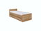 Jednolůžková postel 80 cm Cortez C 08 (dub riviera) (s roštem)