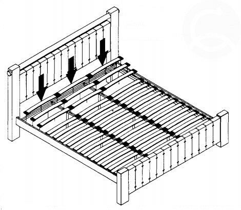 Manželská postel 180 cm Ditavola ( s roštem)
