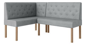 Rohová lavice Portofino 130x170 (šedá) (L)