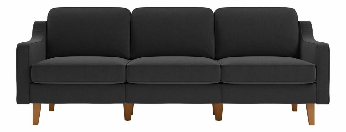 Křeslo Spary 1 (petrolejová + ořech)