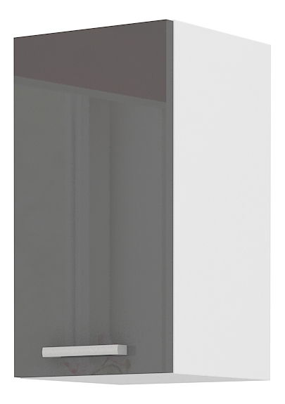 Horní kuchyňská skříňka Saria 30 G 60 1F (lesk šedý)