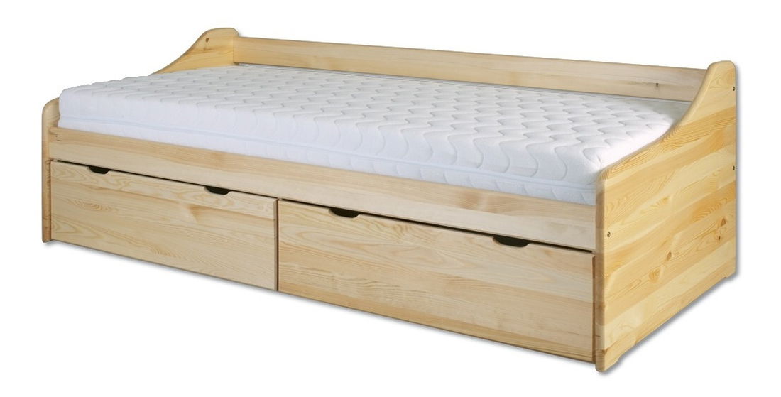 Jednolůžková postel 90 cm LK 130 (masiv)