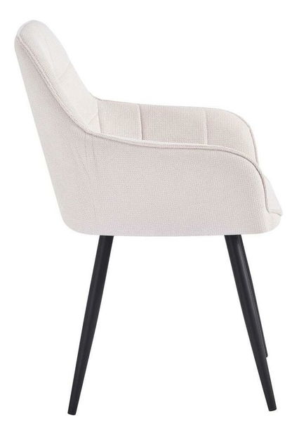 Designové křeslo Morkenus (béžová + černá)